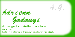 adrienn gadanyi business card